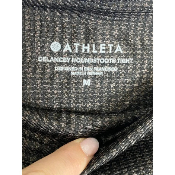 Athleta Delancey Houndstooth Tight Leggings-sz Medium - Picture 5 of 10